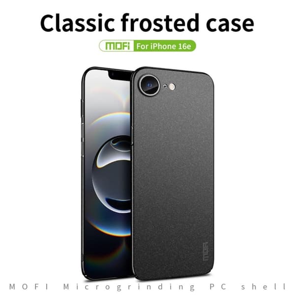 iPhone 16e PC-kotelo MOFI Shield Matte Series Slim Fit Phone Cover - Sininen Blue