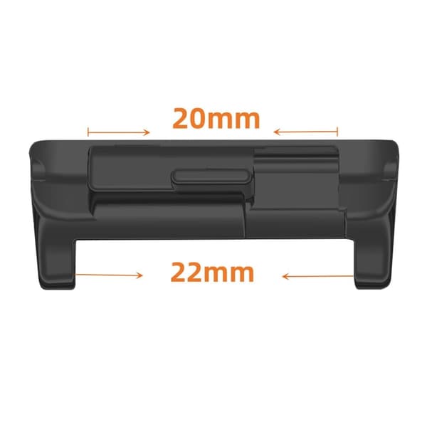 1 par Metal Connector Huawei Watch D Smartwatch Strap Connection Adapter Black