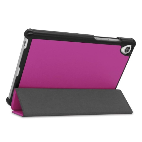 Tri-fold läderfodral för Lenovo Tab M8 (3:e generationen) - Lila Lila