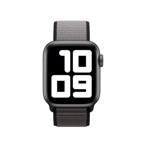 Apple Watch Series 5 40mm solid farve nylon urrem - Grå Silver grey