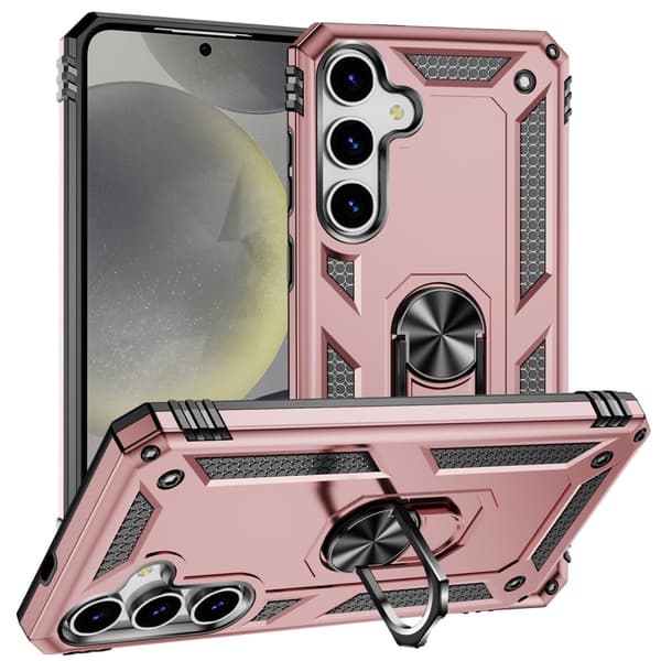 Bofink Combat Samsung Galaxy S25 deksel - Rose Gull Pink