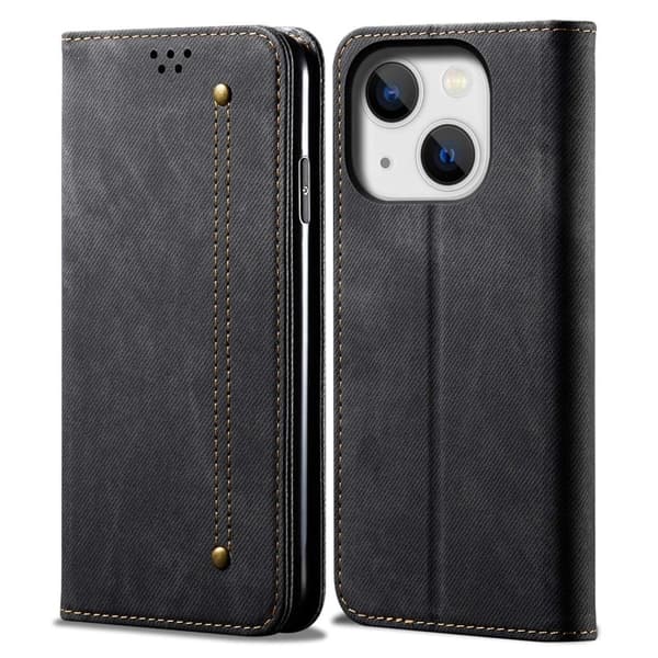 Jeans iPhone 14 Plus fodral - Svart Svart