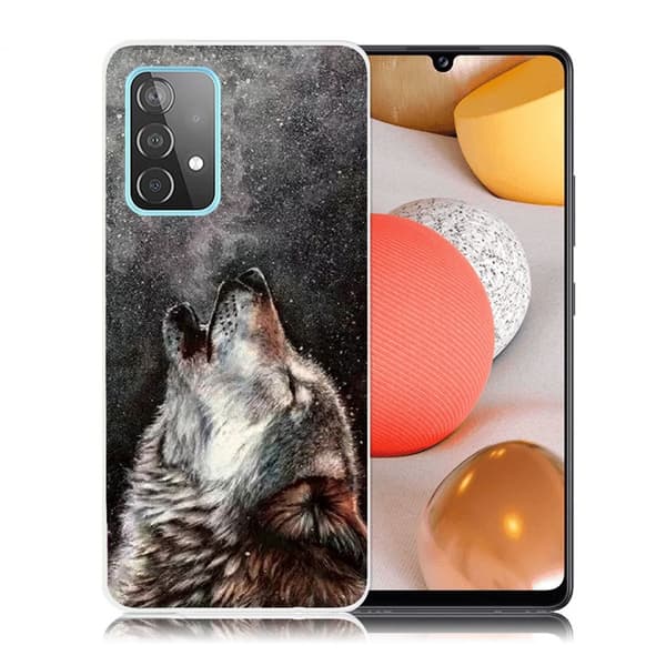 Deco Samsung Galaxy A52 5G skal - Varg Silvergrå