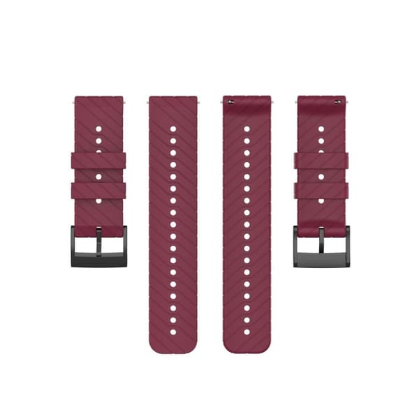 Suunto 9 hållbar silikon klockarmband - vinröd Röd