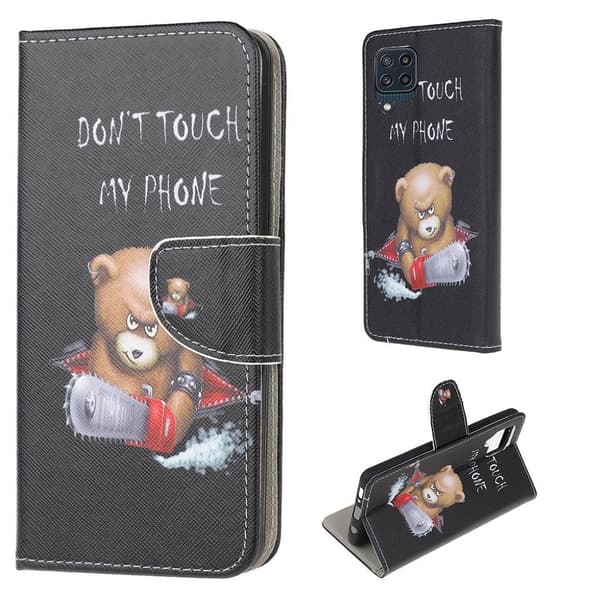 Wonderland Samsung Galaxy M32 flip etui - Bjørn Black
