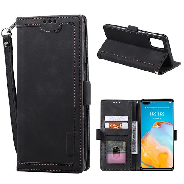 Surburbian Huawei P40 flip etui - Sort Black