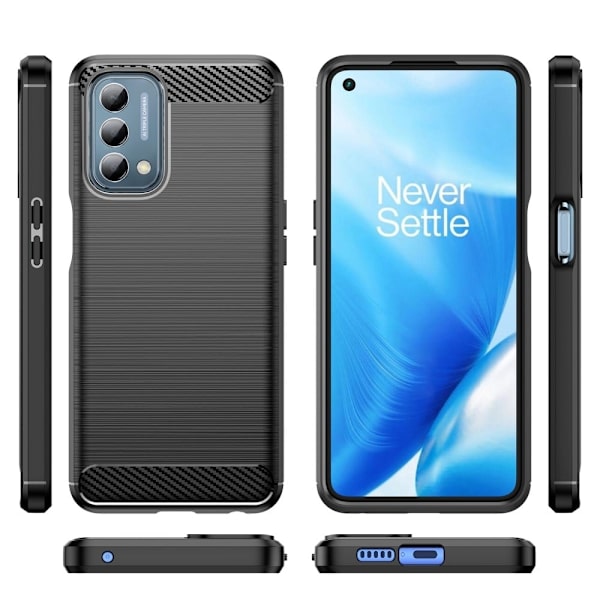 Carbon Flex Etui OnePlus Nord N200 5G - Sort Black
