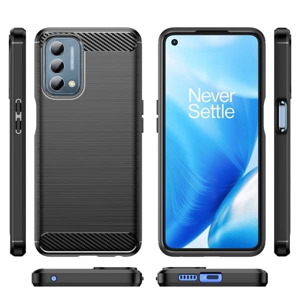 Carbon Flex Etui OnePlus Nord N200 5G - Svart Black