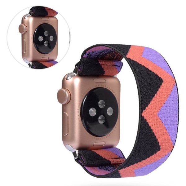 Apple Watch Series 5 / 4 44mm nylon-urrem - Flerfarvet Multicolor