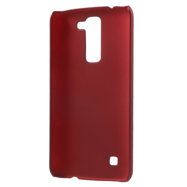 Christensen gummibelagt plastik cover til LG K10 - Rød Red
