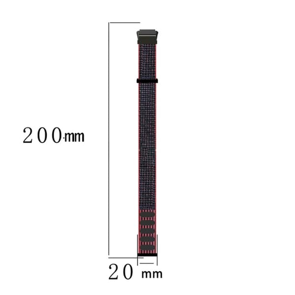 Huawei Band 7 nylonkellohihna - Simpukka Silver grey