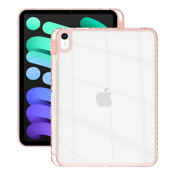 iPad 10.9 (2022) Etui Klar, fleksibel tabletbeskyttelse med penneåbning - Lyserød Pink