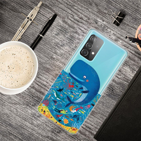 Deco Samsung Galaxy A52 5G skal - Blå Val Blå