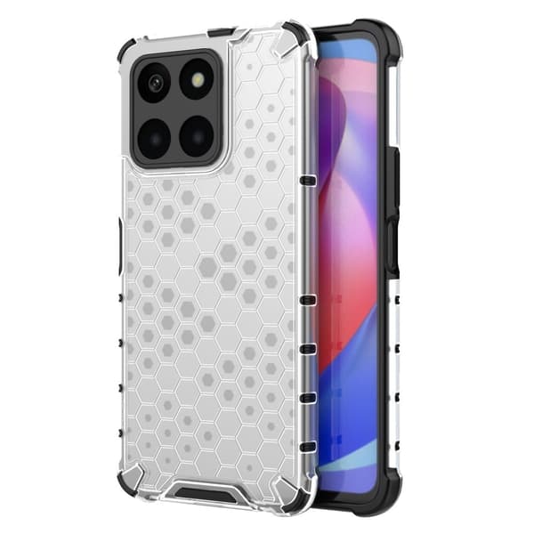 Bofink Honeycomb Honor X6a Suojakotelo - Harmaa Silver grey