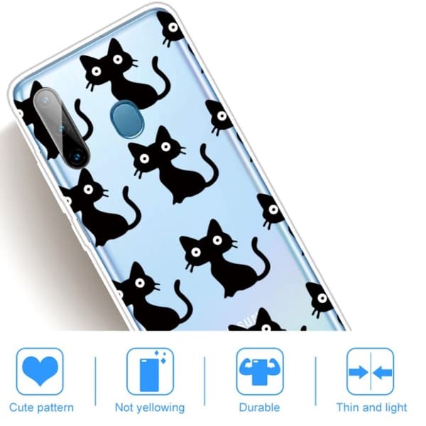 Deco Samsung Galaxy A11 / M11 Cover - Katte Black