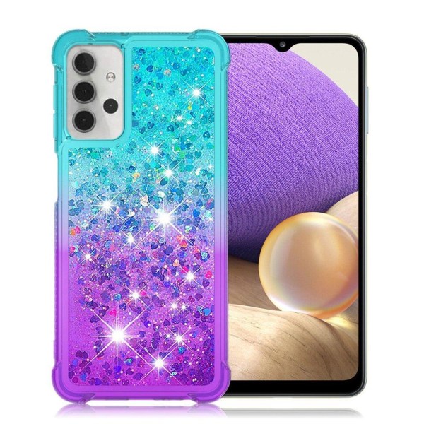 Princess Samsung Galaxy A32 5G cover - Babyblå / Lilla Purple