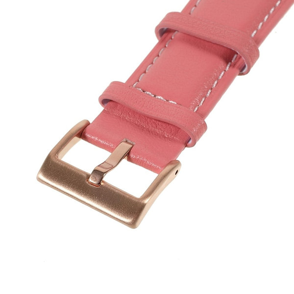 22m Universal quick release urrem i ægte læder - Lyserød Pink