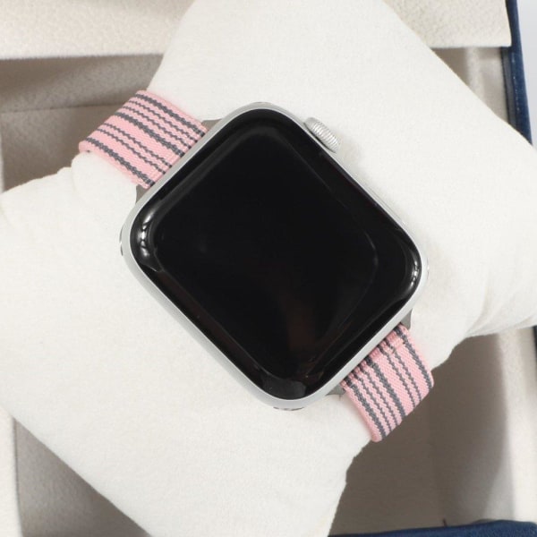 Apple Watch Series 6 / 5 44mm nylon watch band - Light Pink Pink