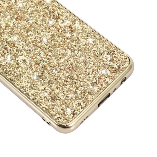 Glitter Samsung Galaxy A32 5G Etui - Sølv Silver grey