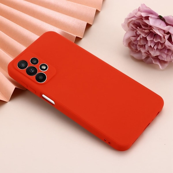 Matta nestesilikoninen kuori Samsung Galaxy A23 - Punainen Red