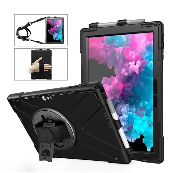 Mocrosoft Surface Pro 6 X-Shape combo fodral - Svart Svart