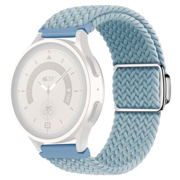 22 mm universal nylonrem med magnetisk spenne - Cyan Green