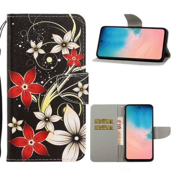 Wonderland Samsung Galaxy Note 20 Ultra Flip Etui - Blomster Multicolor