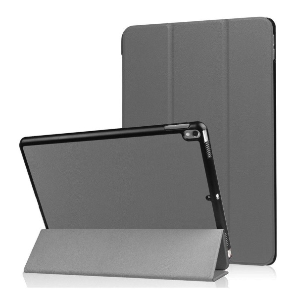 iPad Air (2019) tre-fold læderetui - Grå Silver grey