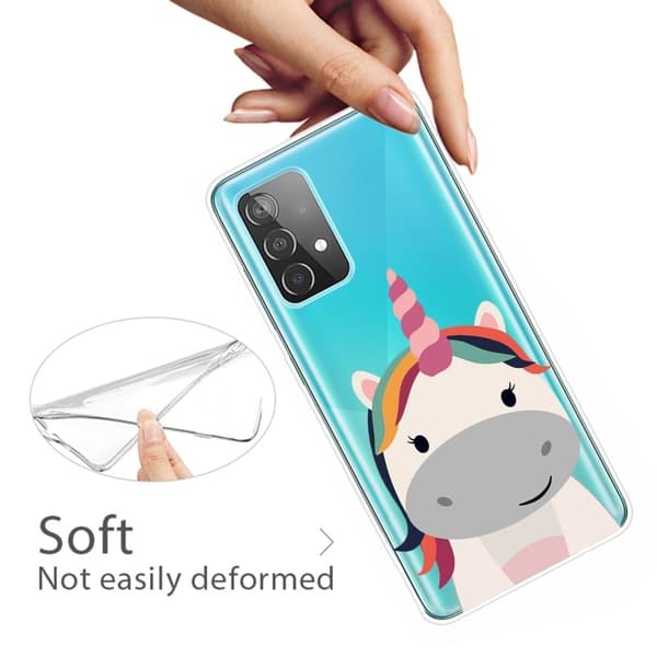 Deco Samsung Galaxy A73 Etui - Enhjørning Multicolor