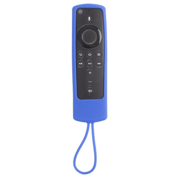 Amazon Fire TV Stick 4K silikone cover lanyard - Havblå Blue