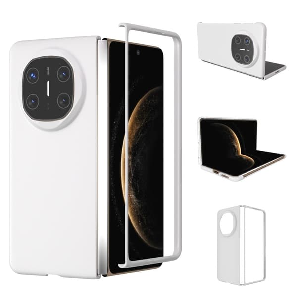 Huawei Mate X6 Fodral Skin-Touch Texture Hard Stöttålig vikbart mobilskal - Vit Vit