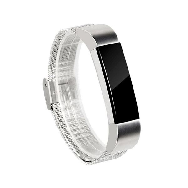 Fitbit Alta rostfritt stål klockarmband milanesisk loop - Silver Silvergrå