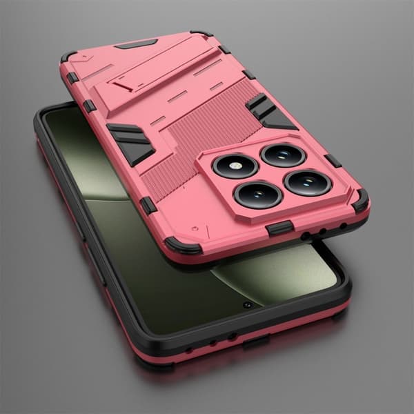 Stødsikkert moderne Xiaomi 14T hybridcover - Rose Pink