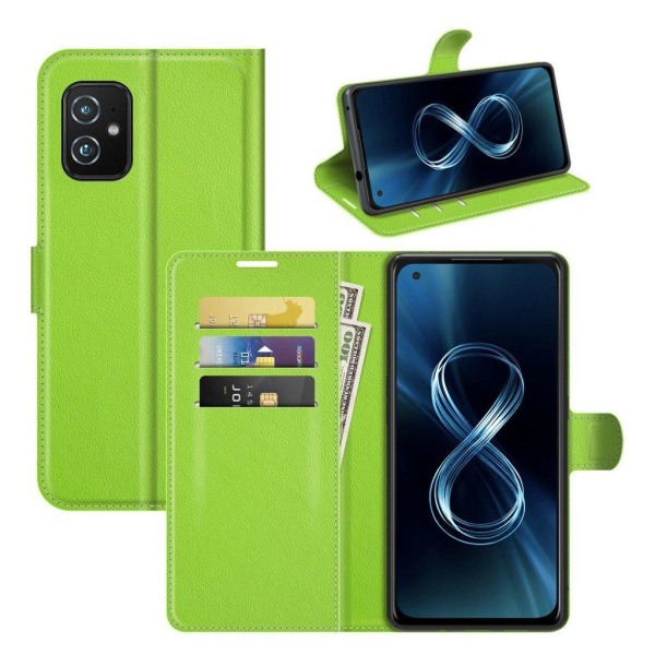 Classic Asus Zenfone 8 Flip Etui - Grøn Green