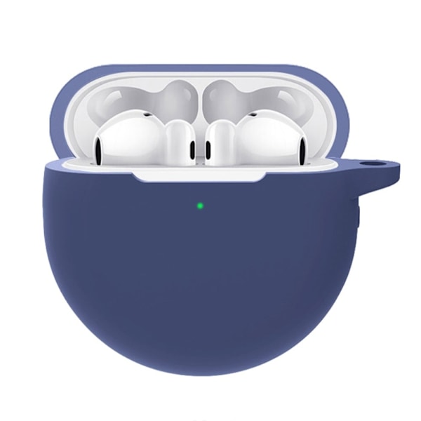 Huawei FreeBuds 4E / 4 silikonikotelo koukulla - Tummansininen Blue