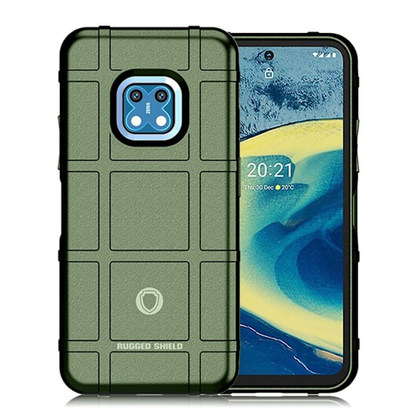 Rugged Shield Nokia XR20 skal - Grön Grön