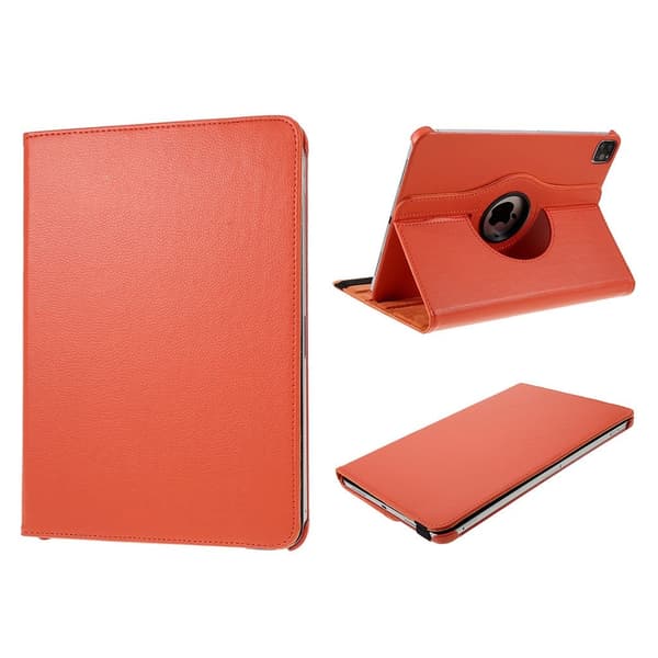 iPad Air (2020) 360 grader rotatable läder fodral - orange Orange