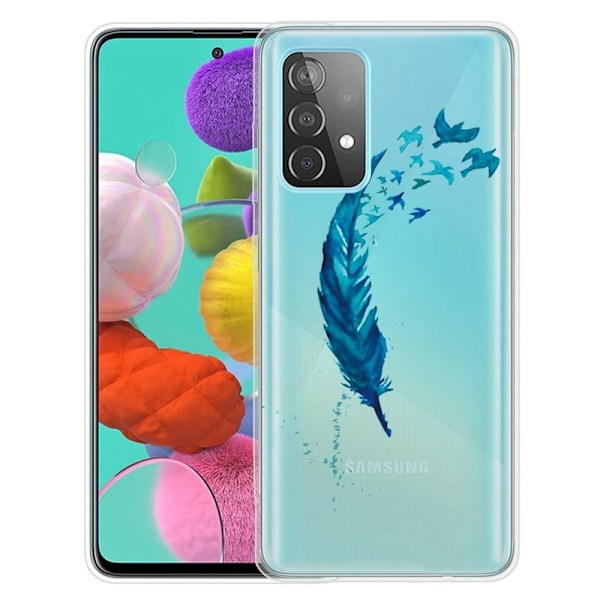 Deco Samsung Galaxy A23 skal - Fjäder Blå
