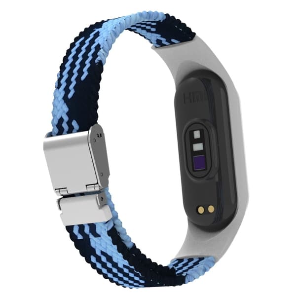 Xiaomi Mi Band 7 nylonkellon hihna - Sininen / Musta Blue