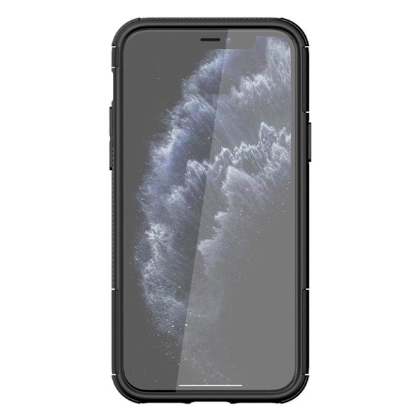 Kickstand-skydd med magnetisk platta för iPhone 11 Pro Max - Svart Svart