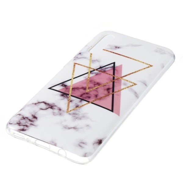Samsung Galaxy A70 marmormønstret gel cover - stil V Multicolor