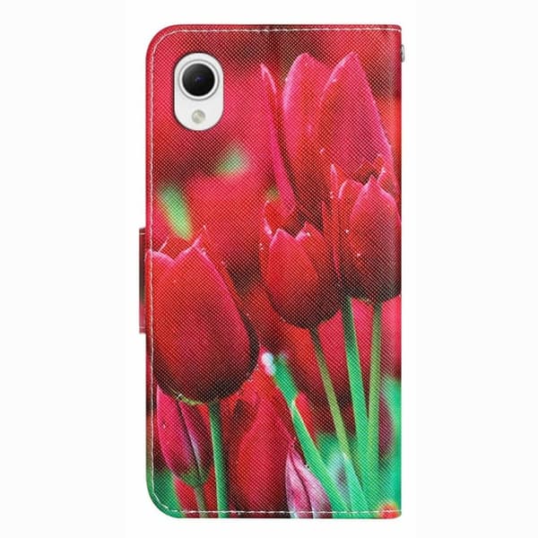 Wonderland Samsung Galaxy A23e Flippetui - Tulip Red