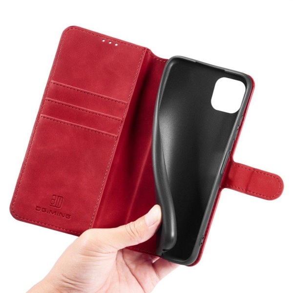 DG.MING Samsung Galaxy A22 5G retro etui - Rød Red