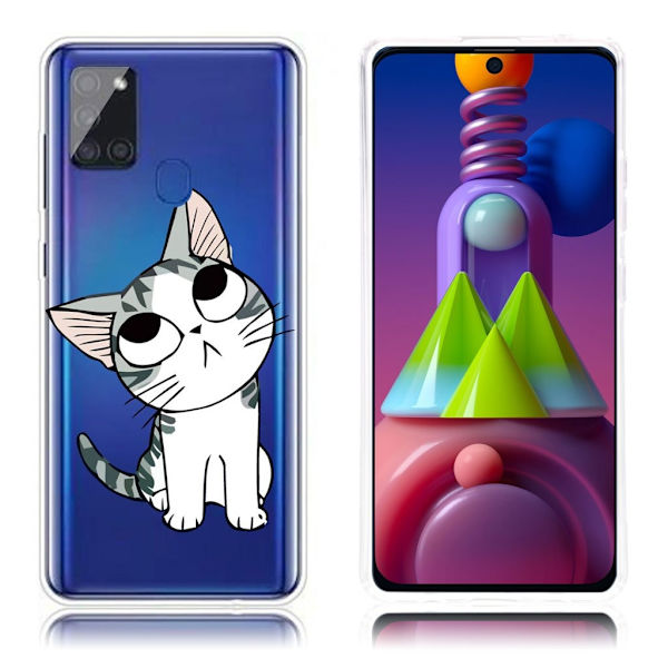 Deco Samsung Galaxy M51 cover - Sølv/Grå Silver grey