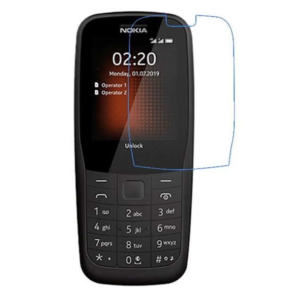 UltraClear LCD Näytönsuoja Nokia 220 4G Transparent