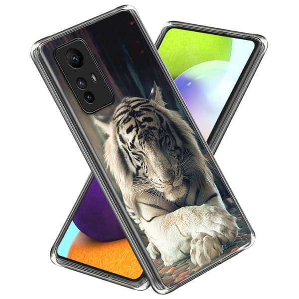 Deco Xiaomi Redmi Note 12S kotelot - Valkoinen Tiikeri White