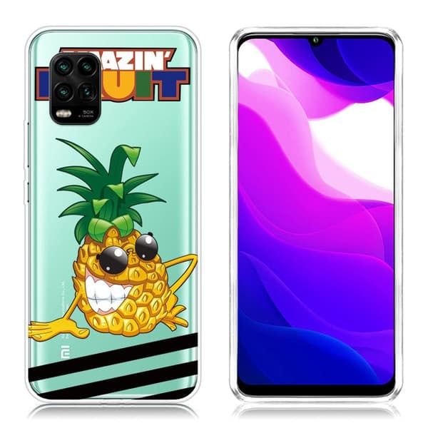 Deco Xiaomi Mi 10 Lite 5G Cover - Ananas Yellow