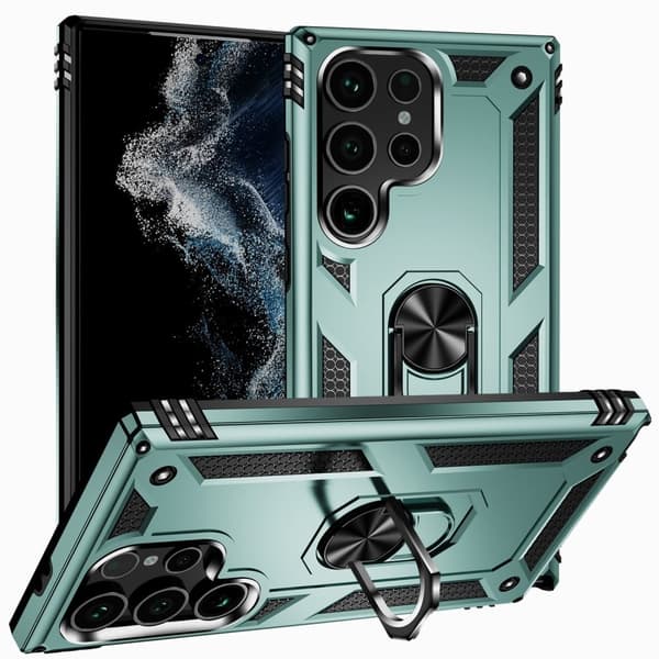 Bofink Combat Samsung Galaxy S24 Ultra cover - Grøn Green