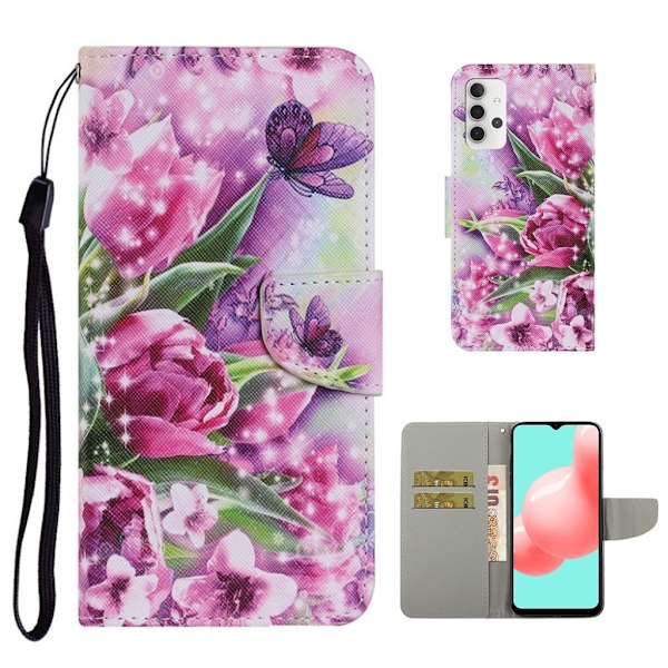 Wonderland Samsung Galaxy A32 5G fodral -Rosa Rosa