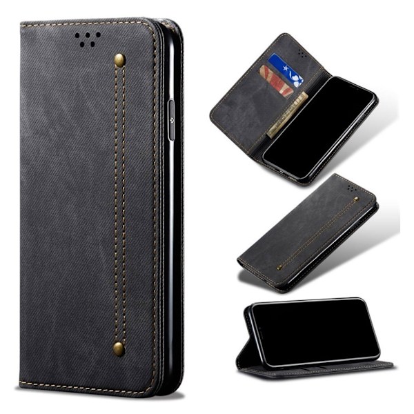 Jeans Samsung Galaxy S20 Plus etui - Sort Black